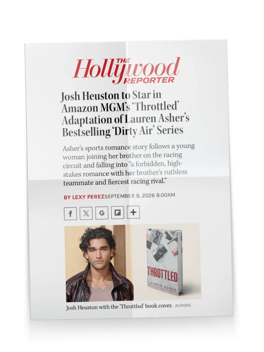 The Hollywood Reporter: Amazon MGM's Throttled adaptation of Lauren Asher's Dirty Air series